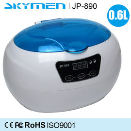 Dijital Zamanlayıcı Takı Ultrasonik Temizleme Makinesi, Ultrasonik Banyo Temizleyici 0.6L 35W