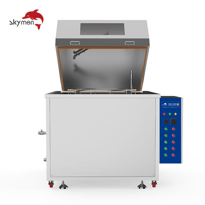 Metal Parçalar Yağ Alma için Endüstriyel Yüksek Basınçlı Döner Sprey Ultrasonik Temizleme Makinesi