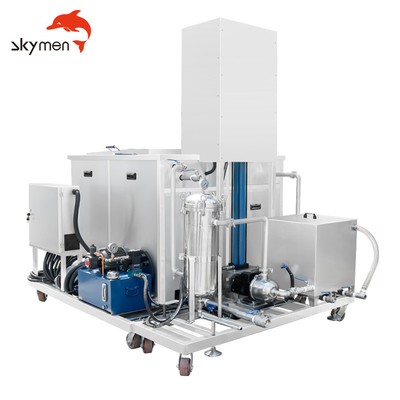 360L Endüstriyel Ultrasonik Temizleyici Araba Parçaları Kaldırma Sistemli Ağır Motor Metal Parçası