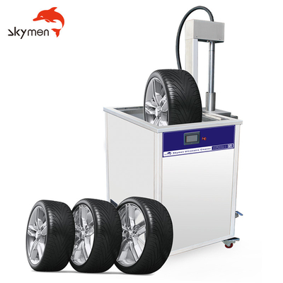 SUS303 220V 50HZ Güç Kaynağı Lastik Yıkama Otomatik Yükleme Boşaltma Lastikleri Endüstriyel Ultrasonik Temizleme Makinesi