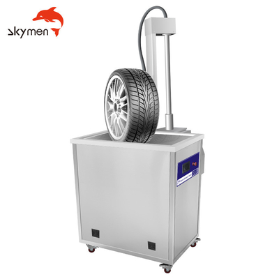 SUS303 220V 50HZ Güç Kaynağı Lastik Yıkama Otomatik Yükleme Boşaltma Lastikleri Endüstriyel Ultrasonik Temizleme Makinesi