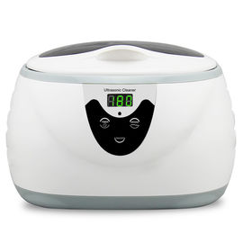 Beyaz Renk ile 600 ML Benchtop Ultrasonik Temizleyici Çok İşlevli 35W