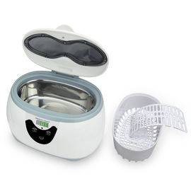 Beyaz Renk ile 600 ML Benchtop Ultrasonik Temizleyici Çok İşlevli 35W