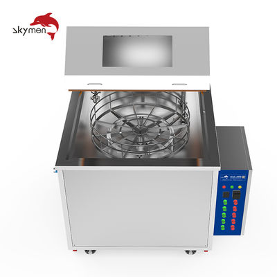 Metal Parçalar Yağ Alma için Endüstriyel Yüksek Basınçlı Döner Sprey Ultrasonik Temizleme Makinesi