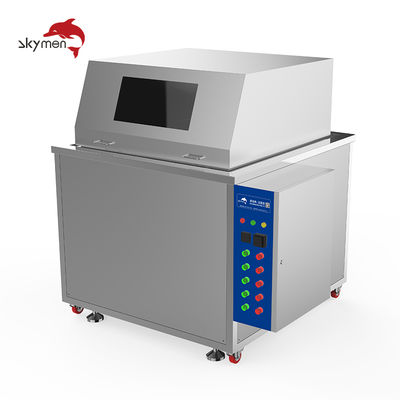 Metal Parçalar Yağ Alma için Endüstriyel Yüksek Basınçlı Döner Sprey Ultrasonik Temizleme Makinesi