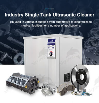 Skymen JP-120ST 38L High Power Digital Industrial Ultrasonic Cleaner with Stainless Steel Tank for DPF Filter Block
