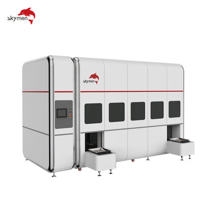 1200W SUS304 Ultrasonik Temizleme Sistemi Üç Aşamalı Yıkama Durulama Kuru SUS316