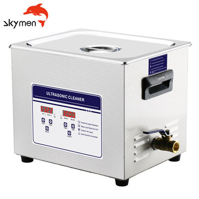 Damlalıklı Cam Konteyner için 15L 360W Tezgahüstü Ultrasonik Temizleyici