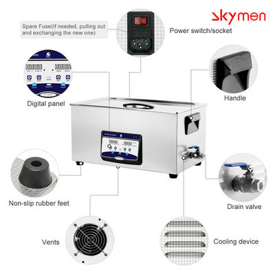 SUS304 500W Isıtıcı 5.81 Galon Dental Ultrasonik Temizleyici