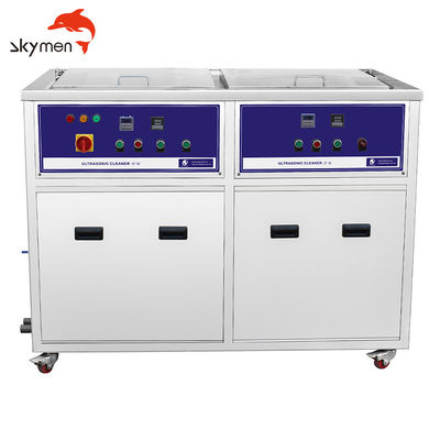 IGBT ultrasonik temizleme makinesi için 3000W 264L Çift Yuvalı Ultrasonik Temizleyici