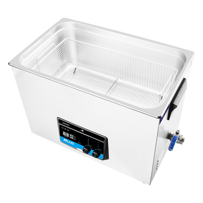 Ayarlanabilir Isıtıcı Masa Üstü Ultrasonik Temizleyici 30L 1080W Medikal SUS Sepeti