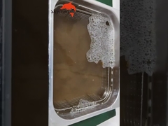 Skymen Ultrasonik temizleyici vidayı temizlemek için, pası çıkarmak için 15L, mekanik kontrol