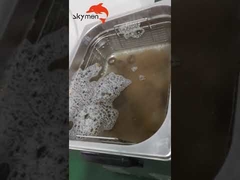 SUS304 180W Dijital Tezgah Üstü Ultrasonik Temizleyici 1mm Tank Takı Parçaları İçin