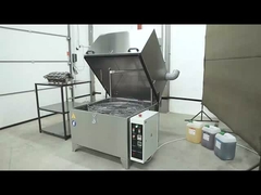 Motor bloğunu temizlemek için döner sepetli püskürtme temizleme makinesi